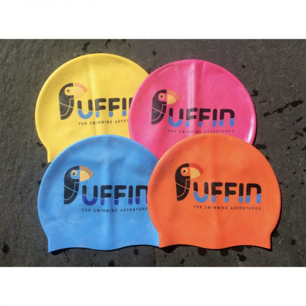 puffin swim caps